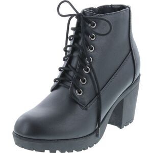 SODA Second Black Pu Womens boots 9 NEW